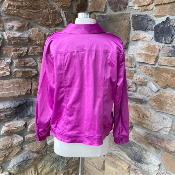 Joan Rivers Y25 Retro Glam Bright Bold Purple Jacket - Picture 5 of 11